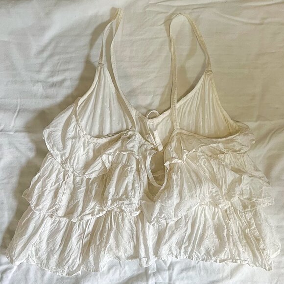 Kimchi Blue Ruffle Layered Crop Top - Picture 4 of 4